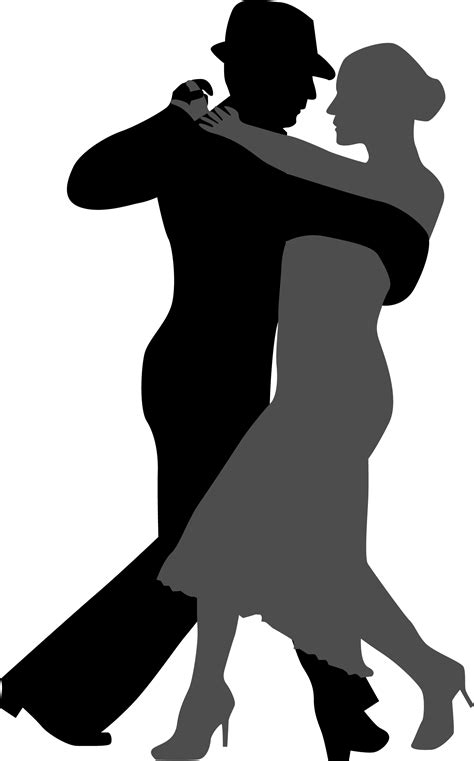 dancing silhouette